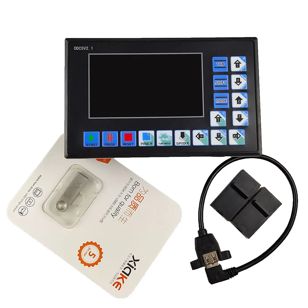CNC USB ddcsv2.1 4 оси автономный заменяемый фрезерный станок для гравировки