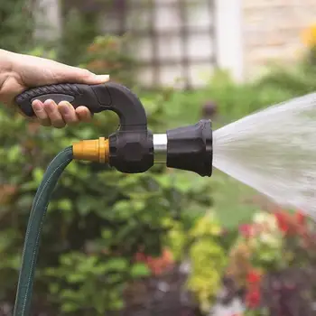 

Mighty Power Hose Blaster Fireman'S Nozzle Lawn Garden Super Powerful Home Original Car Washing by BulbHead Wash Water Your Lawn