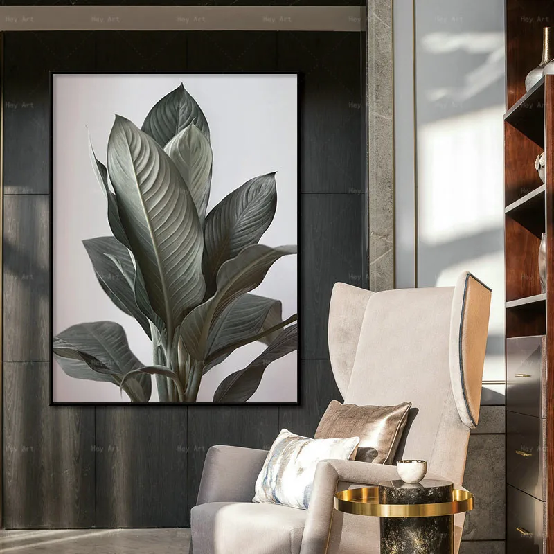 Nordic Giclee Prints Plant Canvas Painting Green Leafs Wall Art Scandinavia Home Decorative Pictures for Living Rooms Nordic Giclee Prints Plant Canvas Painting Green Leafs Wall Art Scandinavia Home Decorative Pictures for Living Rooms