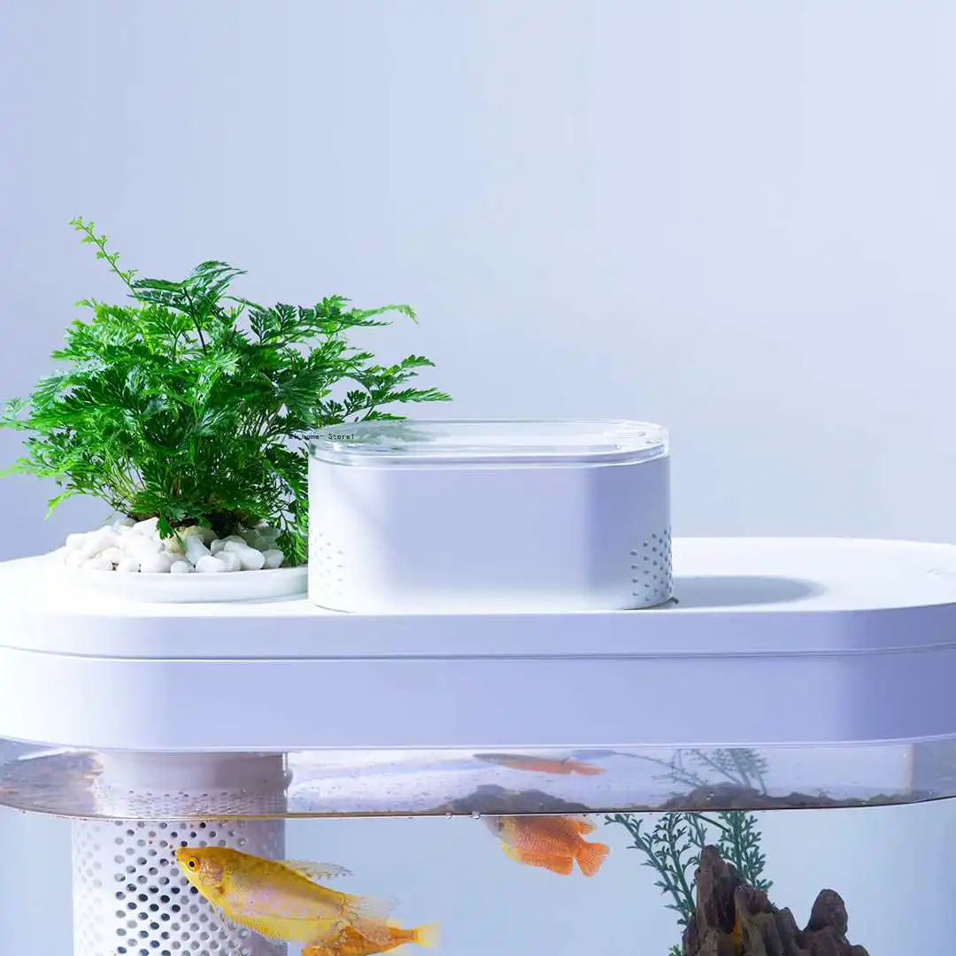 Geometry Amphibious Eco Fish Tank Pro Automatic Timing Feeding Wifi Smart Box