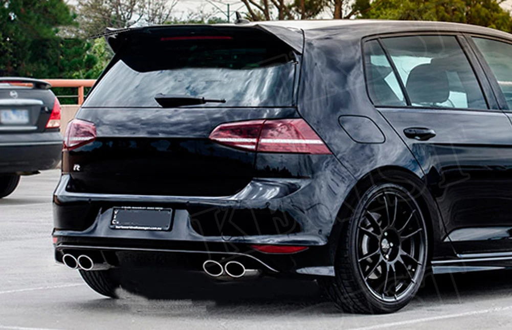 Golf7 Mk7 Trunk Roof Spoiler For Volkswagen Vw Golf 7 Gti R Club Sport Style 14 18 Spoilers Wings Aliexpress