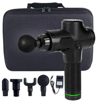 

LCD Display Massage Gun Deep Muscle Massager Muscle Pain Body Massage Exercising Relaxation Slimming Shaping Pain Relief(Gift)