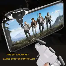 Для PUBG мобильная игра пожарная Кнопка Aim ключ L1R1 шутер контроллер Джойстик смартфон мобильный игровой курок для iPhone для Xiaomi