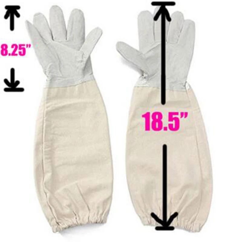 Замена Пчеловодства Перчатки комплект 1 пара вентилируемый протектор Унисекс Хлопок Холст товары для домашнего сада
