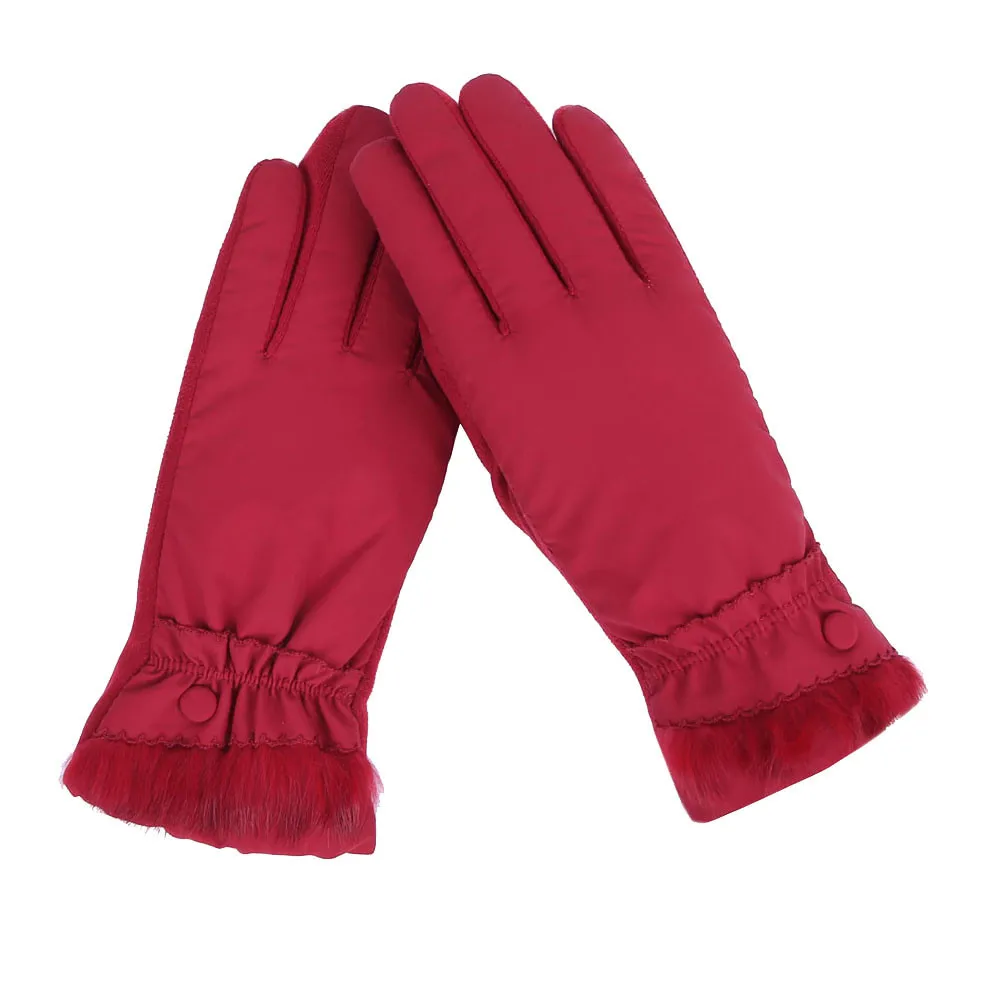 Женские тактические перчатки Зимние новые модные теплые ветрозащитные guantes уличные спортивные одноцветные перчатки с сенсорным экраном