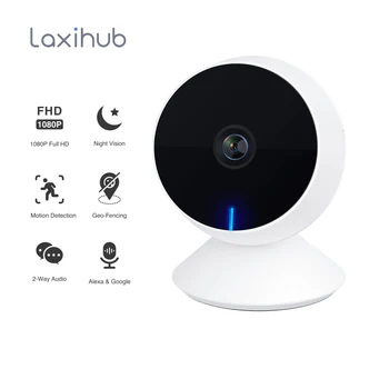 Laxihub 1080P IP Wifi Camera Indoor Surveillance Camera Baby Monitor Mini Cam Home Security Webcam Motion Detection 2/4PCS 1