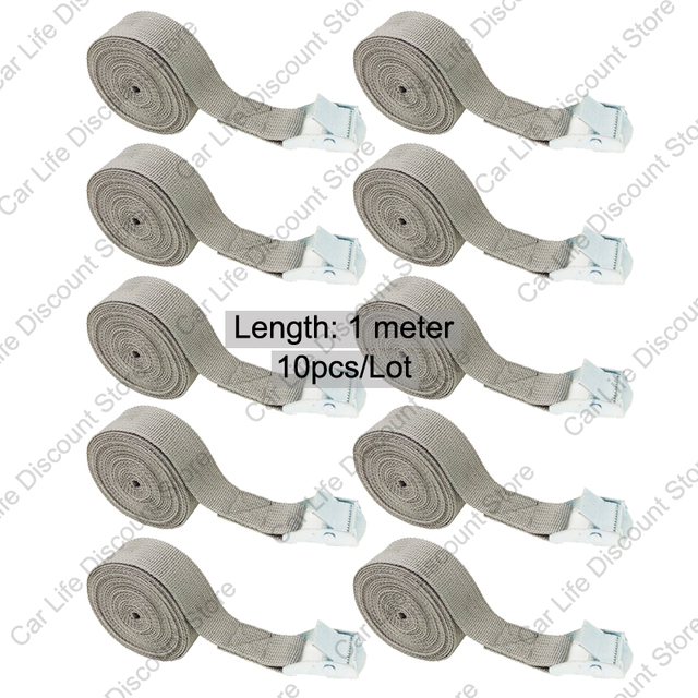 Buckle Tie-Down Belt Cargo Straps For Car Motorcycle Bike With Metal Buckle Belt Strong Ratchet Lashing Strap for Luggage