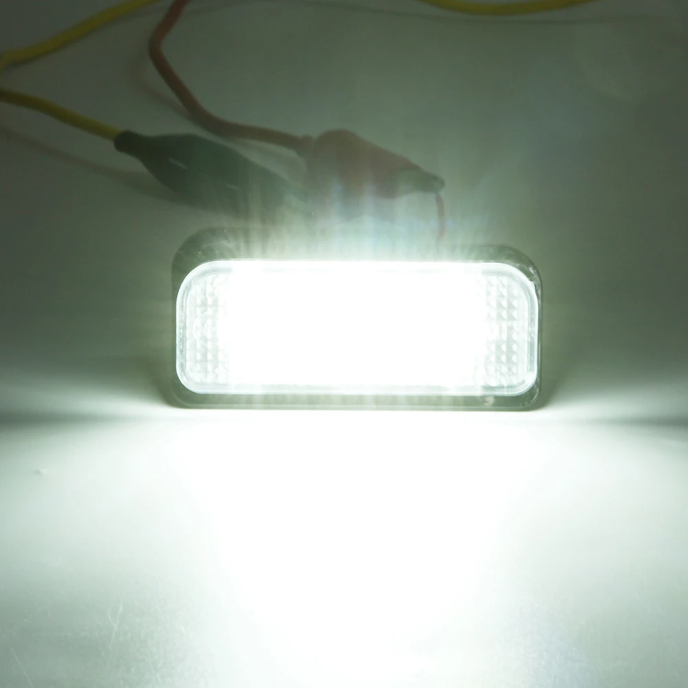 2шт номерные знаки огни Plug-N-Play Xenon Белый светодиодный номер для Benz автомобиля C E класс CLS W203 W211 W219 E550 E350 авто лампа