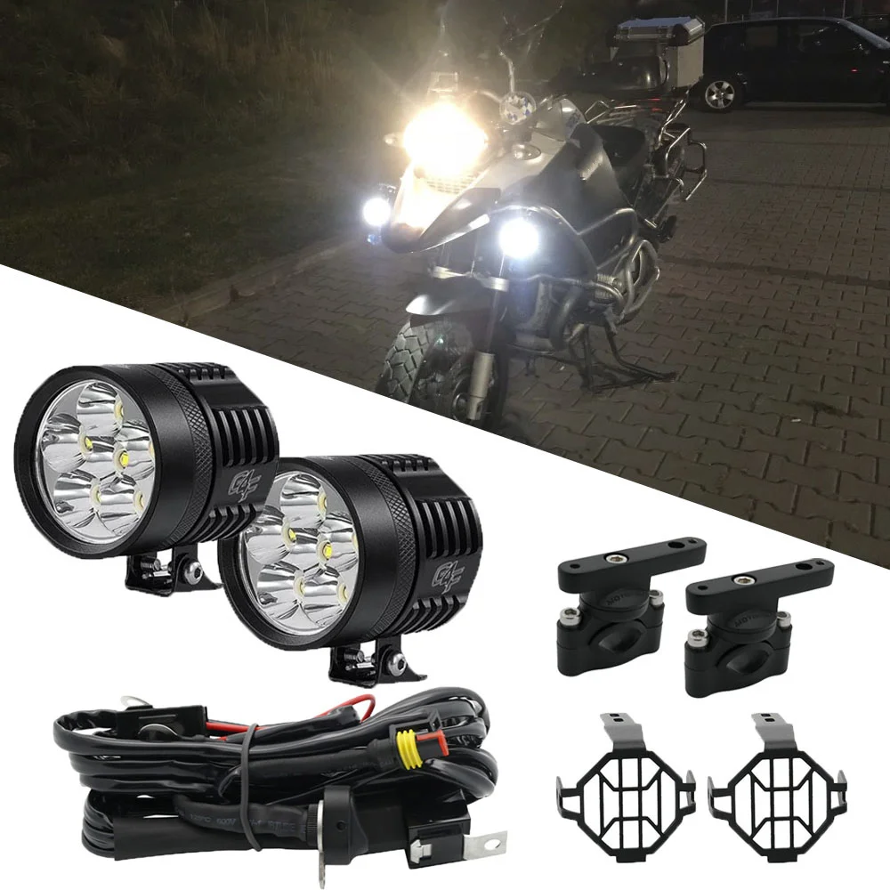 

For BMW R1200GS F800 Front Brackets for Led Driving Lights R 1200 GS Adventure F700GS Motorcycle Headlights Fog Passing Light