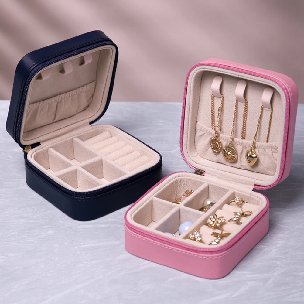 Portable Jewelry Box Jewelry Organizer Display Travel Jewelry Case