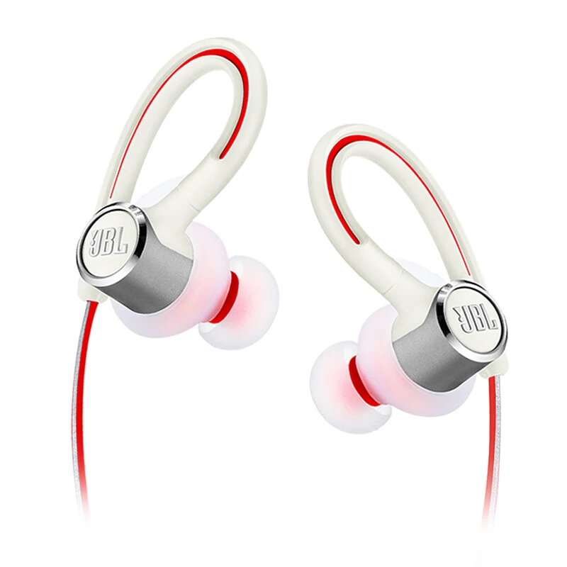 White JBL Reflect Contour 2 беспроводные Bluetooth спортивные наушники с 3 кнопками дистанционного управления и микрофоном 5,8 мм Динамический драйвер в ухо наушники - Цвет: White