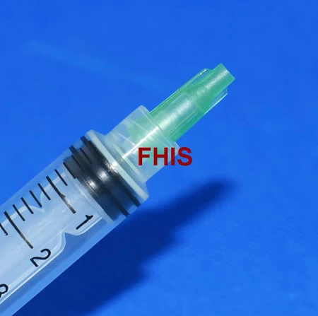 Light green Шприц для нанесения клея tip Luer Lock(черный/красный/белый/прозрачный/фиолетовый/светло-голубой/темно-синий/бледно-зеленый) 8 цветов - Цвет: Light green
