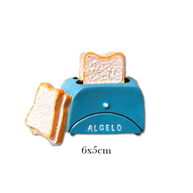 3D Моделирование еда багет капучино магнит на холодильник Французский сувенир холодильник магниты белая доска для офиса украшение дома