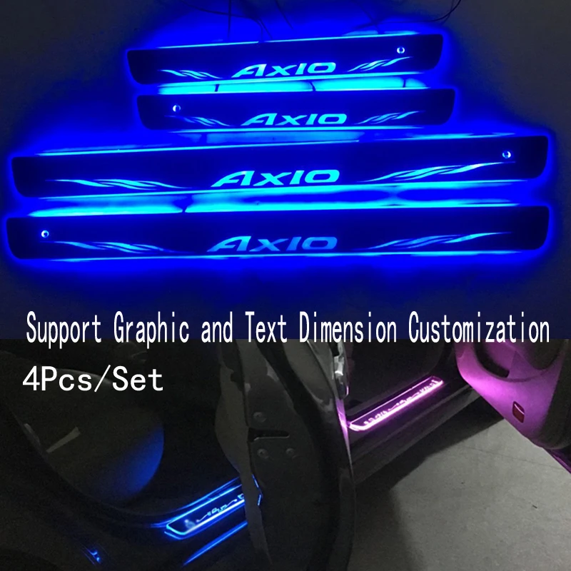 4pcs/Applicable to Axio Streaming LED Lamp Door Welcome Pedal/Dynamic Lighting Vehicle Threshold For Toyota COROLLAAXIO