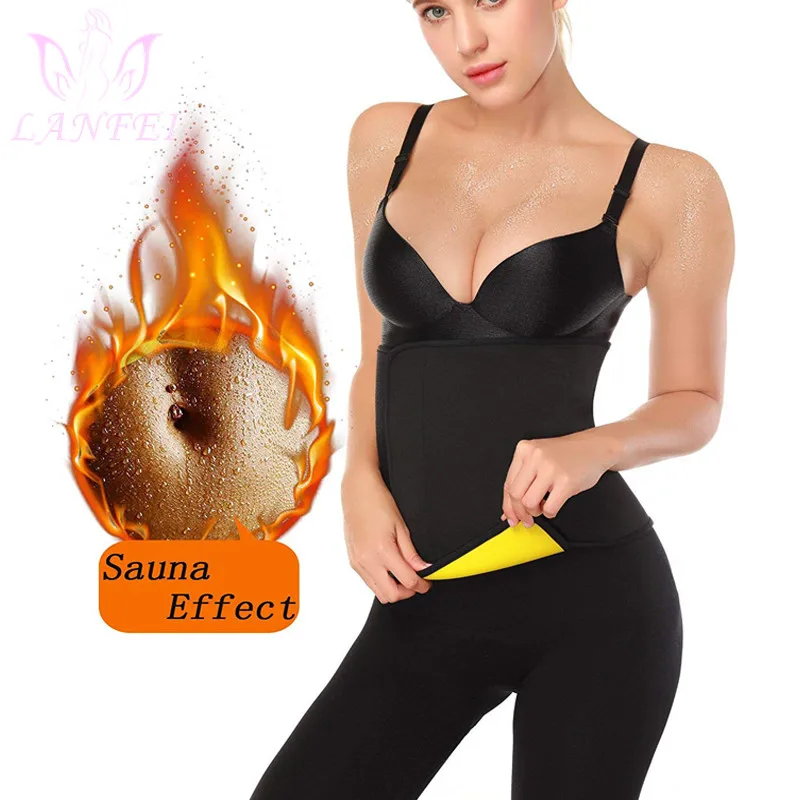LANFEI женский утягивающий корсет для похудения нижнее белье моделирующее корсет на талии бандаж термо неопрен потение тренировки