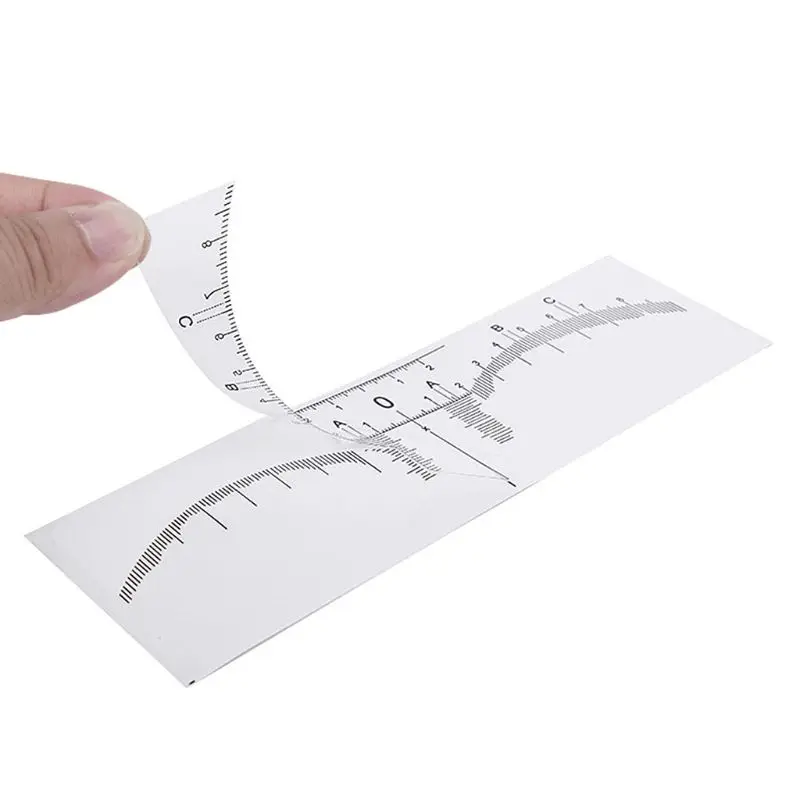 

Disposable Adhesive Eyebrow Ruler Guide Sticker Tape Semi-permanent Tattoo Template Measure Beauty Tool