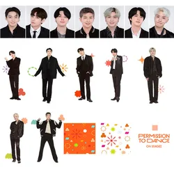 17pcs/set Stickers KPOP Stars Sticker Idols Photos Toys Stickers For Skateboard Suitcase Laptop