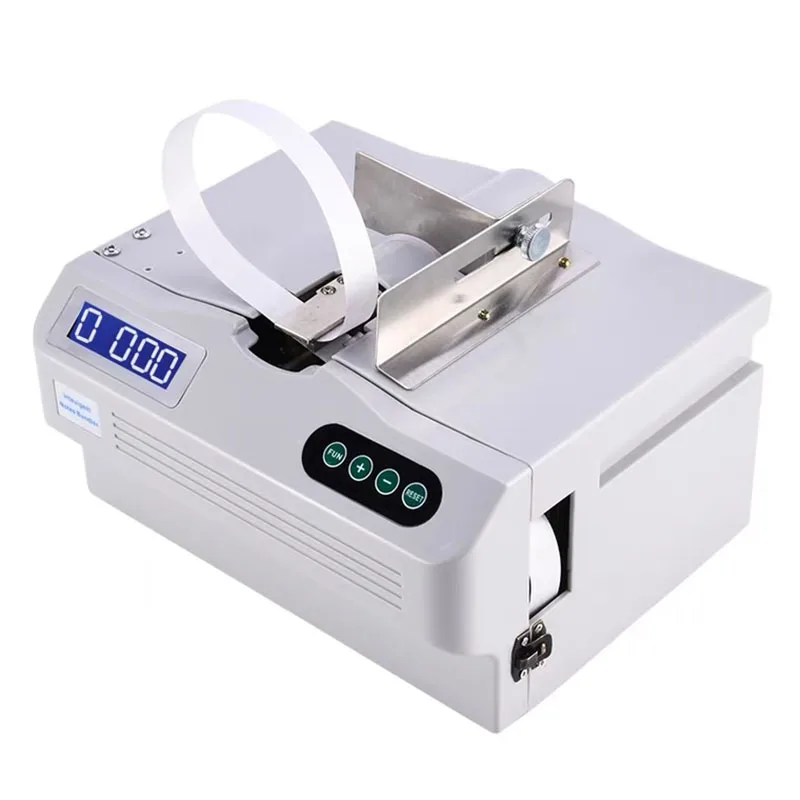 Automatic paper tape binding machine, automatic banknote binding