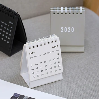

2020 Decoration Plan Schedule Table Calendar School Daily Planner To Do List Gift Portable Metal Coil Desk Agenda Mini Monthly