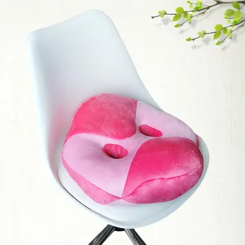 

Summer Memory Foam Coccyx Pillow Mesh Plush Fabric Beauty Hip Cushion Office Thick Pregnant Women Seat Hemorrhoids Student Pad