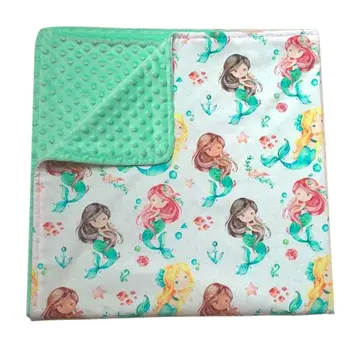 

Coral Velvet Cartoon Newborn Baby Comfort Blanket Kindergarten Kids Blankets