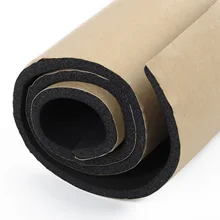 6 мм автомобильный аудио стерео звукоизоляционный амортизирующий коврик 50x80 см водонепроницаемый прочный