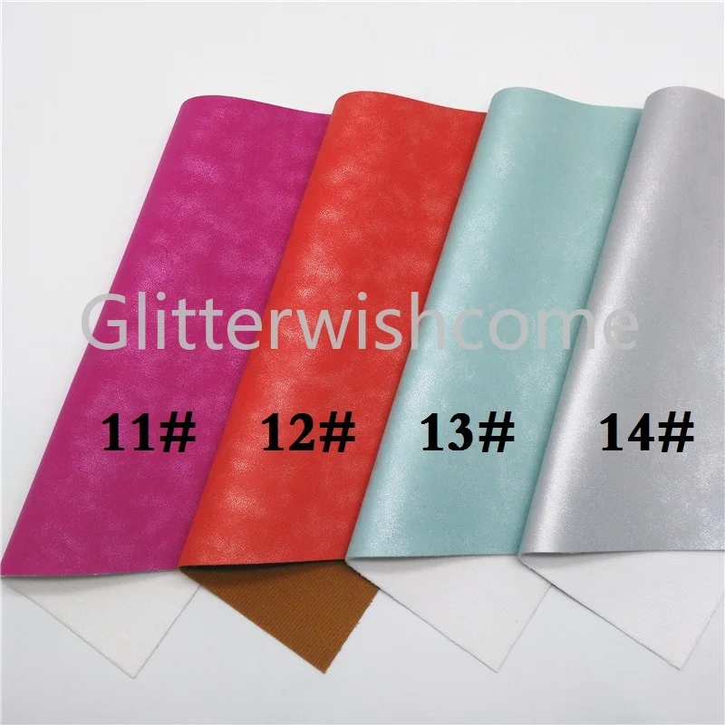 Glitterwishcome 21X29 см A4 размер винил для бантов металлик синтетическая кожа, кожа ткань искусственная кожа листы для бантов, GM683A
