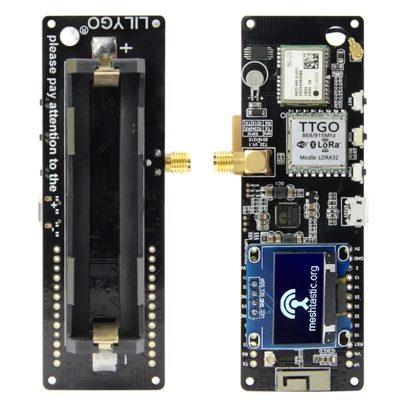 Suporte de Bateria com Oled Lilygo®ttgo Meshtast T-ixe 433 - 868 915 923mhz Wi-fi bt Gps V1.1 Esp32 - Image 2