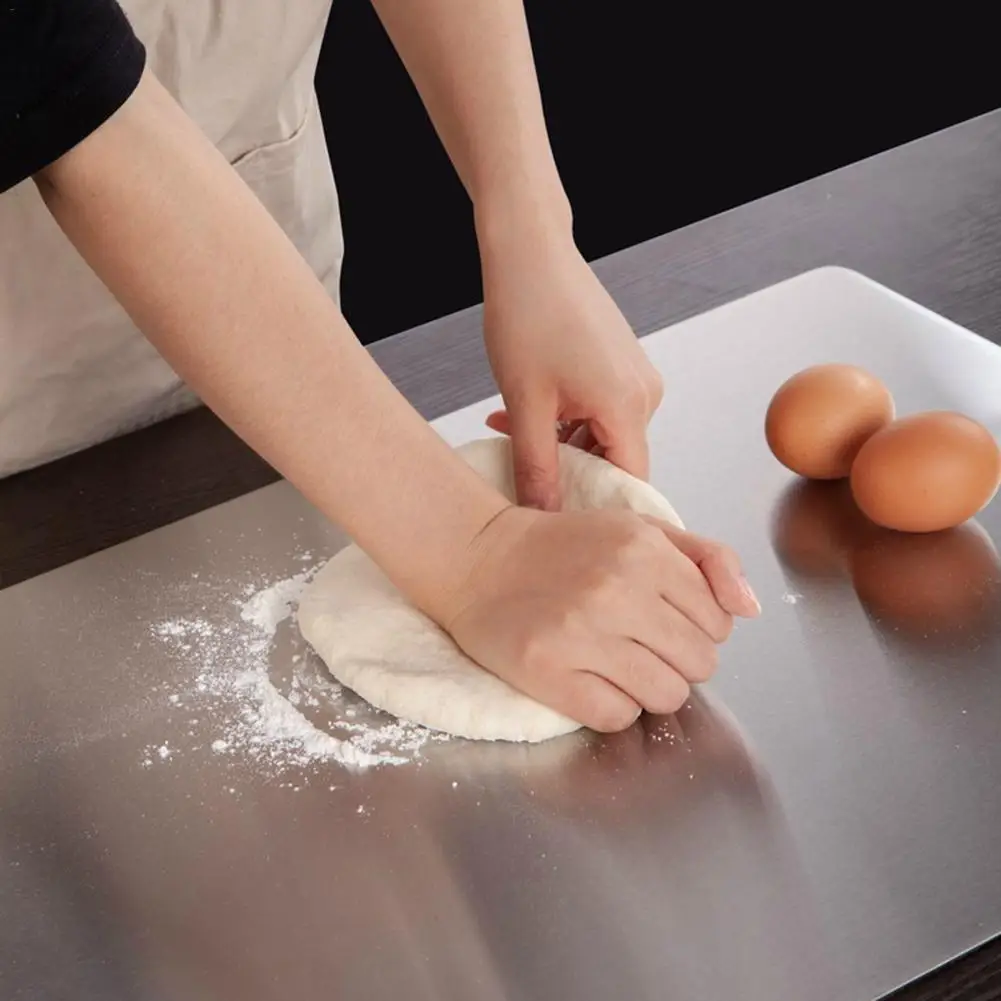 

304 Stainless Steel Cutting Board Mildew Antibacterial Household Healthy Durable Fruit Food Supplement Board For Kitchen