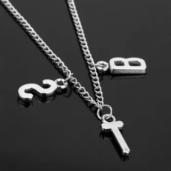 

Alloy Lettered Men Pendant Chainne cklace Korean Star same Style Trendy Letters Pendants Wholesale