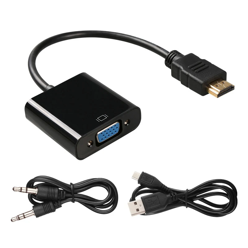 Ruitroliker HDMI к VGA адаптер с 3,5 мм аудио кабель и USB кабель для ps4 PS3 Xbox360