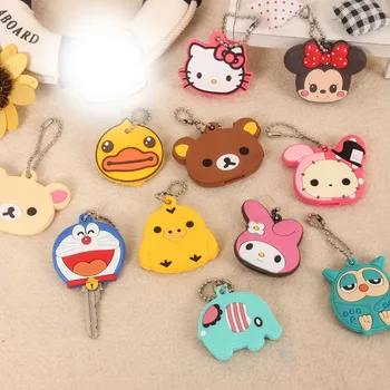

Cute Animal Silicon Key Caps Covers Keys Keychain Case Shell Novelty Item Figurines As Gift For Girlfriend