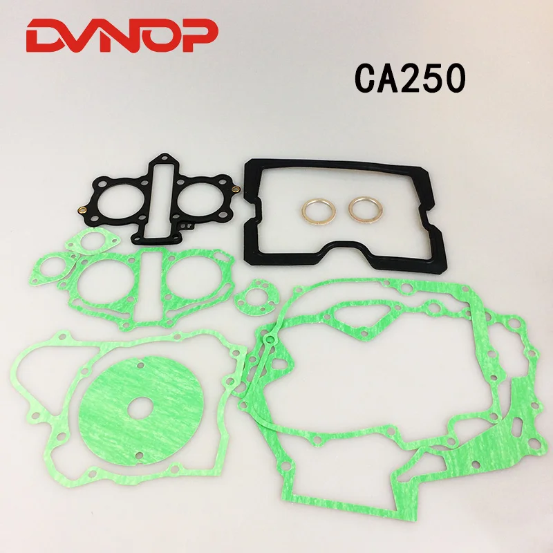 

Complete Gasket Set for Motorcycle 253FMM Rebel CA250 CMX250 Vento Barracuda Tank Vision 250 Baja Phoenix 250 Regal Raptor DD250