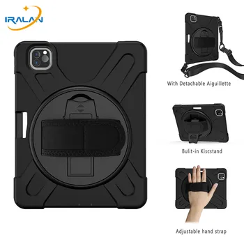 

Shockproof Tablet Case For iPad Pro 11" 2020 Case Silicone TPU+PC Stand Cover For iPad Pro 2020 With Hand strap & Shoulder strap
