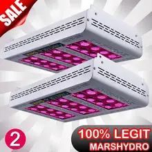 2 шт. Mars Pro II Epistar 600 Вт Светодиодный светильник для выращивания, полный спектр, светильник для выращивания гидропоники, комнатные медицинские растения Veg and Bloom