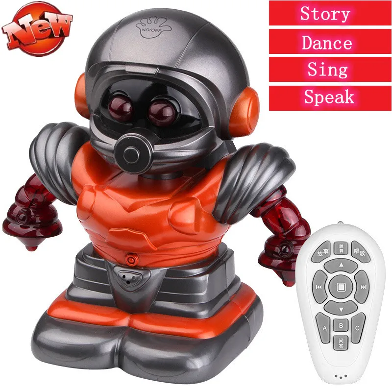 

Kid early Educational Toy childhood toys Intelligent smart remote control robot With Story Music Singing Dancing Speaking robot