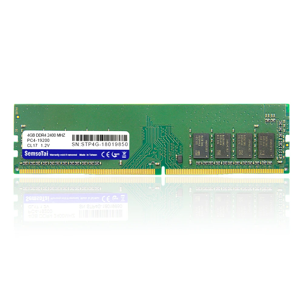 DDR4 4 Гб 2400 МГц 2666 МГц оперативная Память DDR4 чип памяти для настольных ПК PC4-19200/PC4-21300 long-dimm