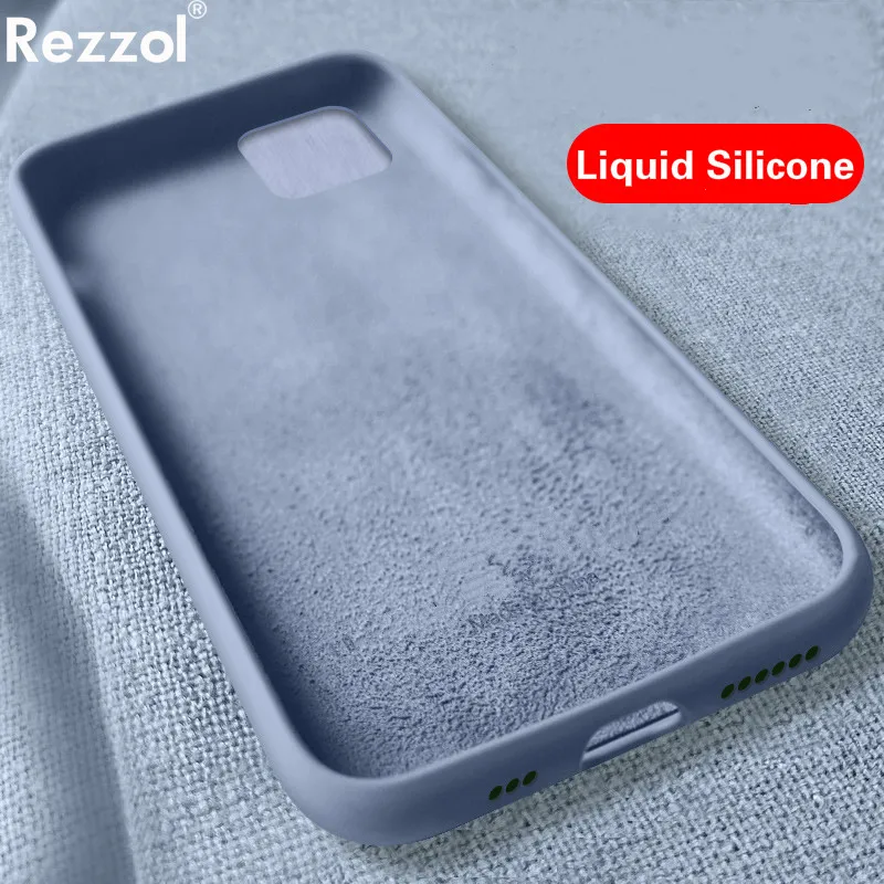 

Liquid Silicone Phone Case For iPhone 11 Pro max Phone Case Soft TPU Smooth Touch Back Protective Shockproof Case for iPhone 11