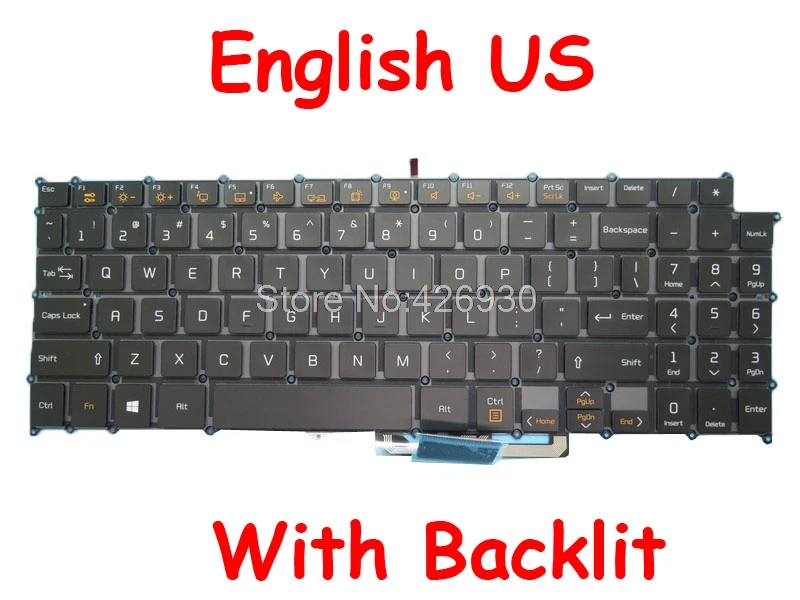 US Backlit Keyboard For LG 15Z970 15Z970-G HMB8154ELA01 AEW73809822 15Z970-A 15Z970-EA50K 15Z970-LR10K 15Z970-T 15Z970-U English |