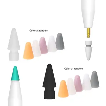 

Spare Nib Tip Replacement + 5 Stylus Pencil Cap Case 1st 2st iPad Pro Stylus Pen