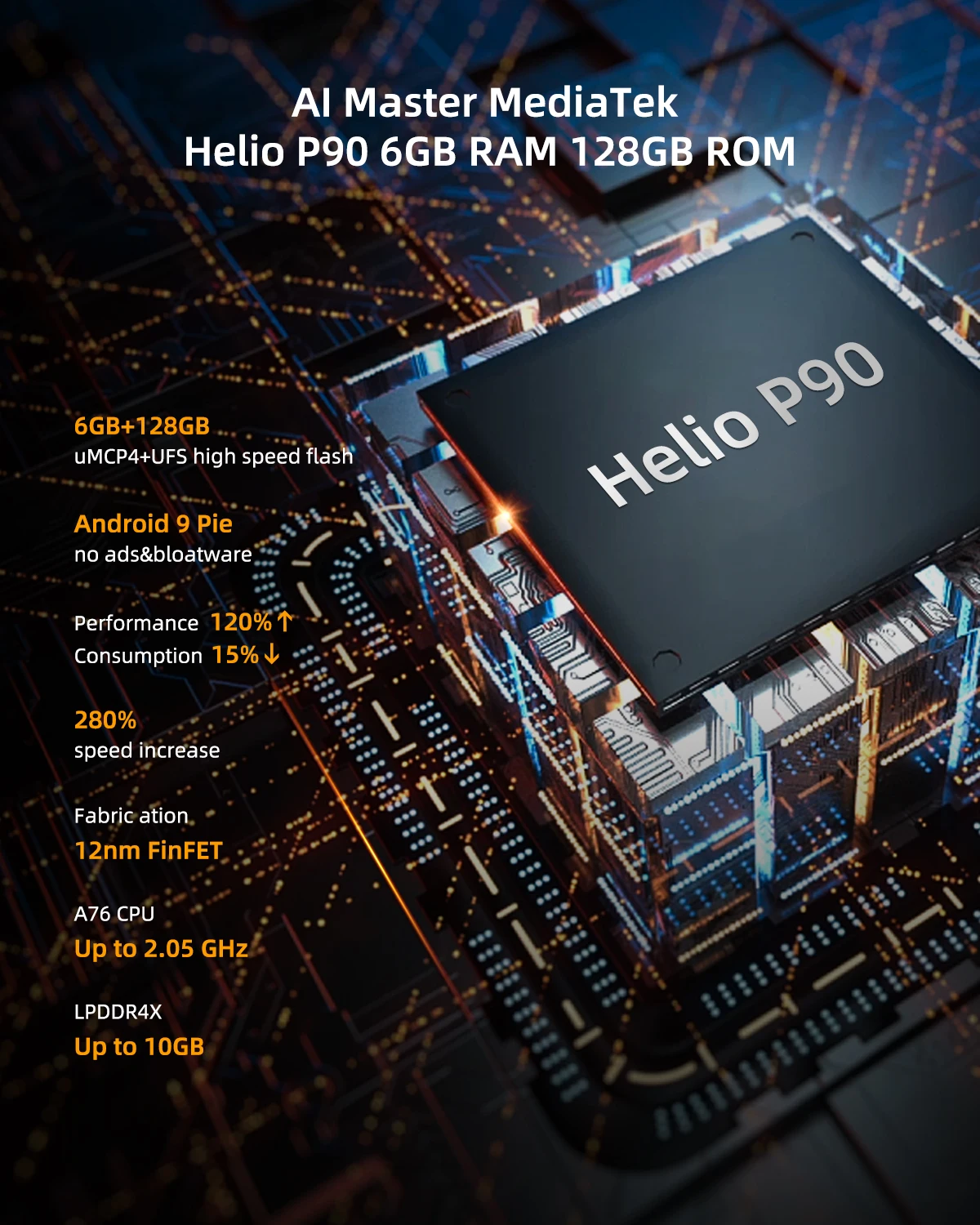 DOOGEE S95 IP68 Modular Rugged Mobile Phone 6.3inch Display Helio P90 Octa Core 6GB 128GB 48MP Triple Camera Android 9.0 5150mAh