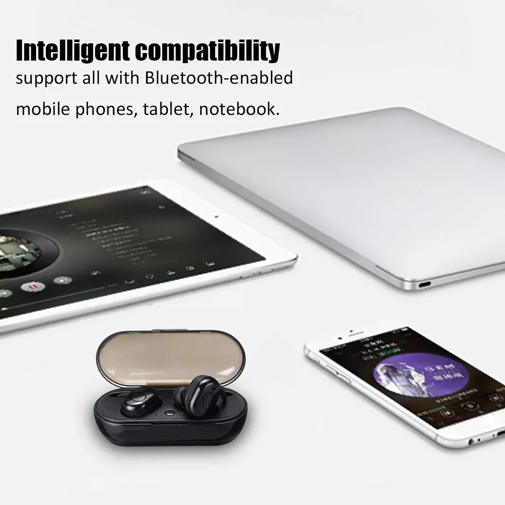 20# для TWS Bluetooth 5,0 наушники с зарядным устройством беспроводные наушники-вкладыши 3D стерео с микрофоном гарнитура HIFI Стерео звонки наушники