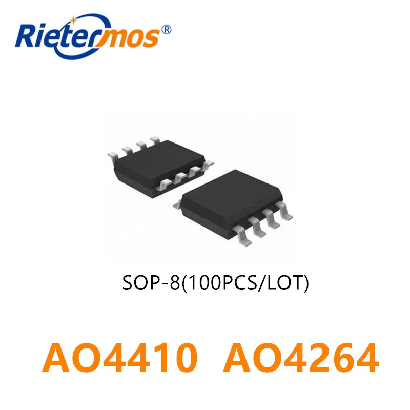 

Высокое качество, 100 шт., N-CHANNEL AO4410 4410 SOP8 SOIC8 AO4264E AO4264