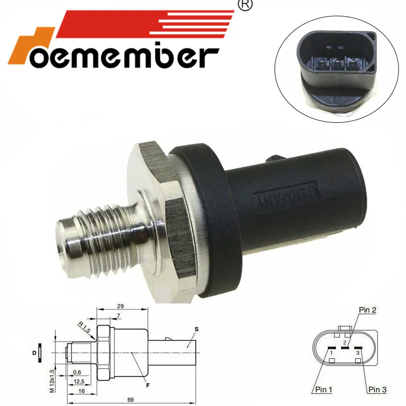 0281002498 Датчик давления для MERCEDES-BENZ CHRYSLER DODGE AUDI VW 0041537528 057130758 05080349AA 0281002238 0041531528