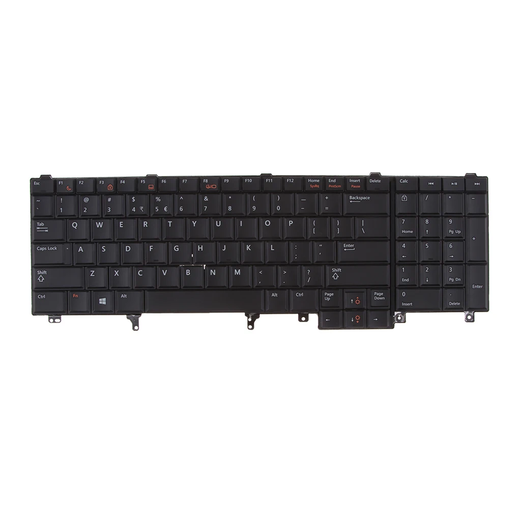 US Layout Replacement Keyboard for Dell Latitude E6520 E6530 E6540 E5520 E5530 Keyboard with Small Enter Key Brand New