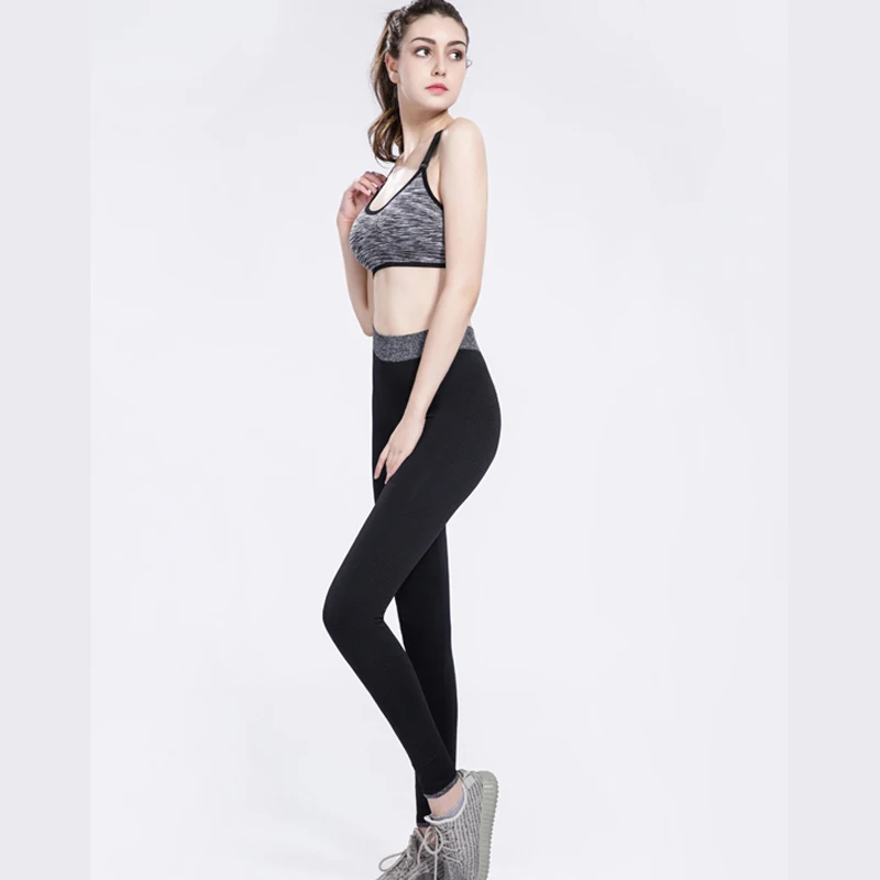 

Mid-waist yoga practice pants sports running trousers girl gym leggings sweat-absorbent multi-color quick-drying pants