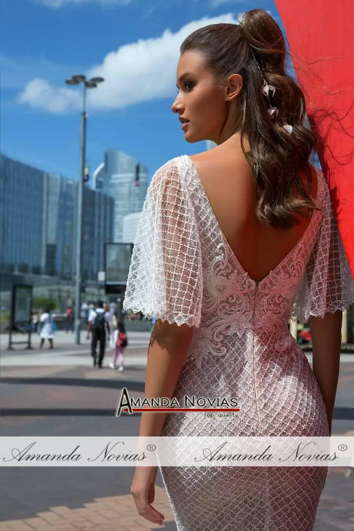 Элегантное Бисероплетение пляжное свадебное платье-бохо свадьбы robe mariage femme