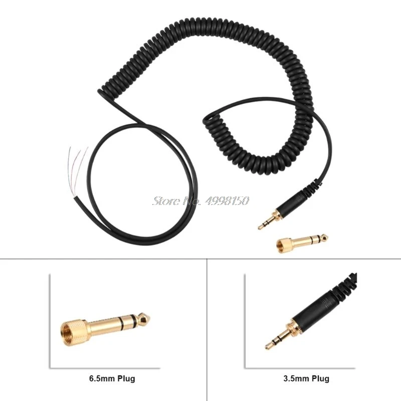 Сменный пружинный кабель шнур провод вилка для Beyerdynamic DT 770 770Pro 990 990Pro аксессуары