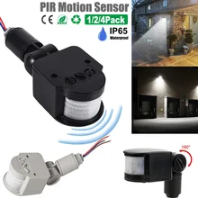 1-3Pcs Outdoor Lighting Sensor Switch Waterproof Security for Floodlight PIR Motion Sensor Light Human Body Sensor Motion Switch