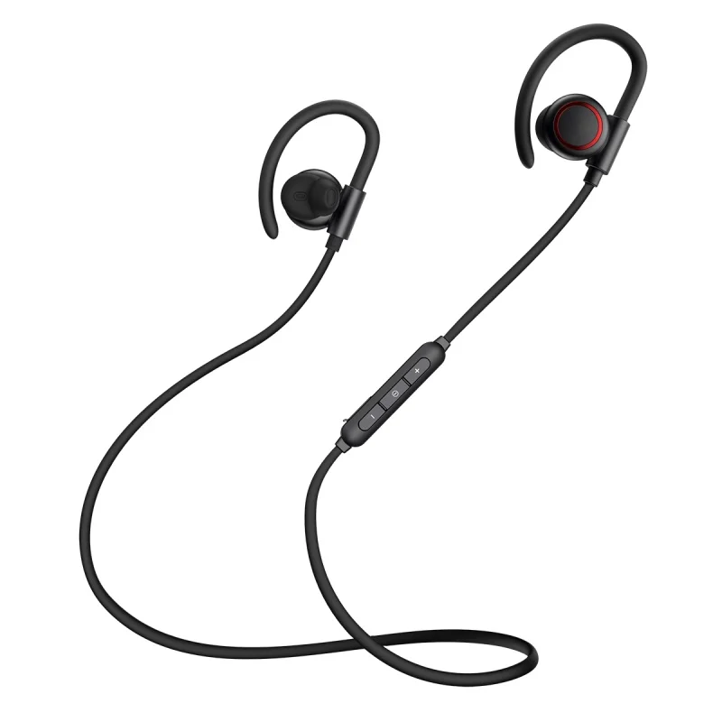 Baseus S17 беспроводные Bluetooth наушники V5.0 Спортивная гарнитура с микрофоном магнитные стерео басовые Беспроводные наушники с шумоподавлением - Цвет: S17 Black